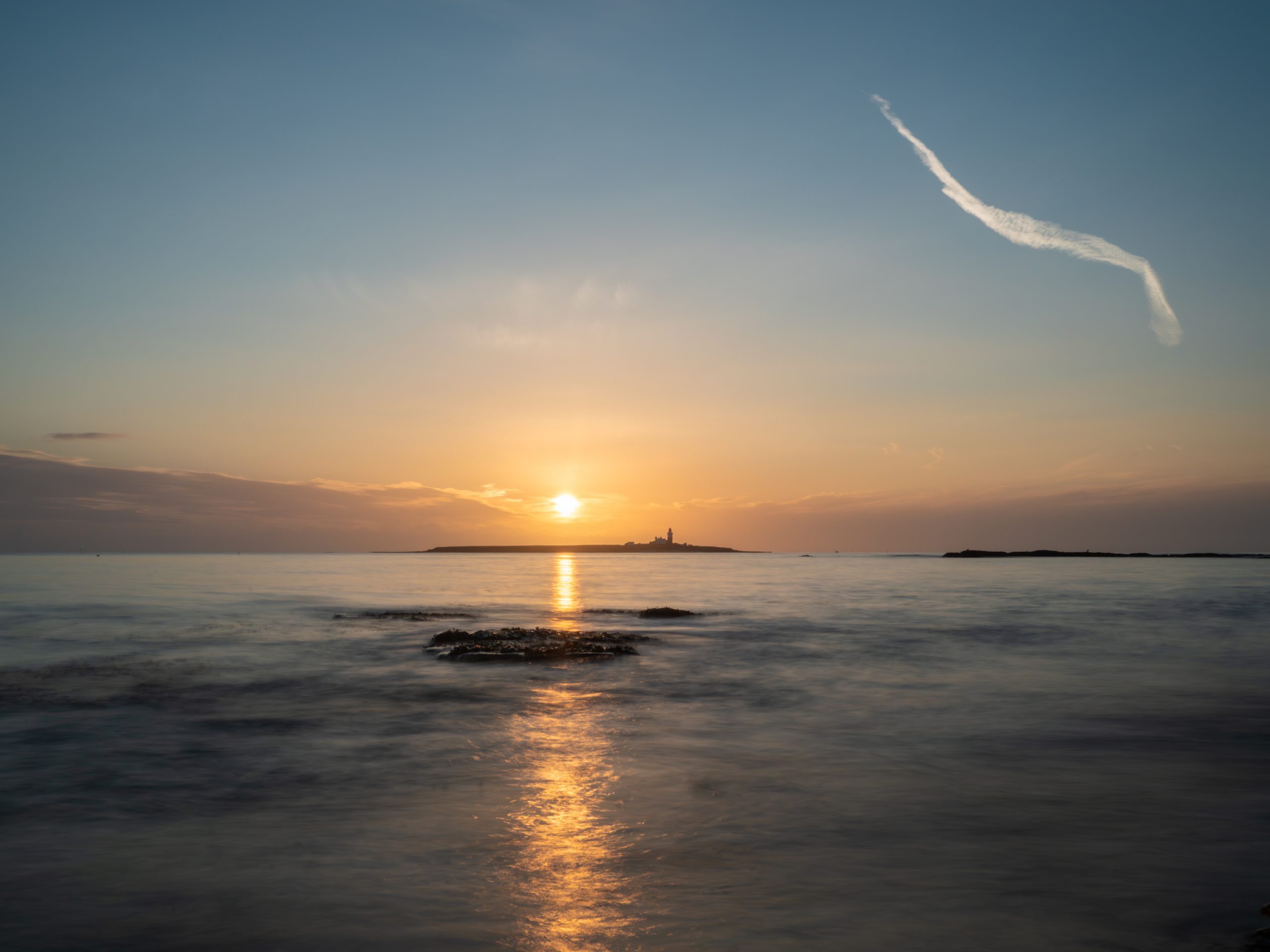 Coquet Island and Sunrise