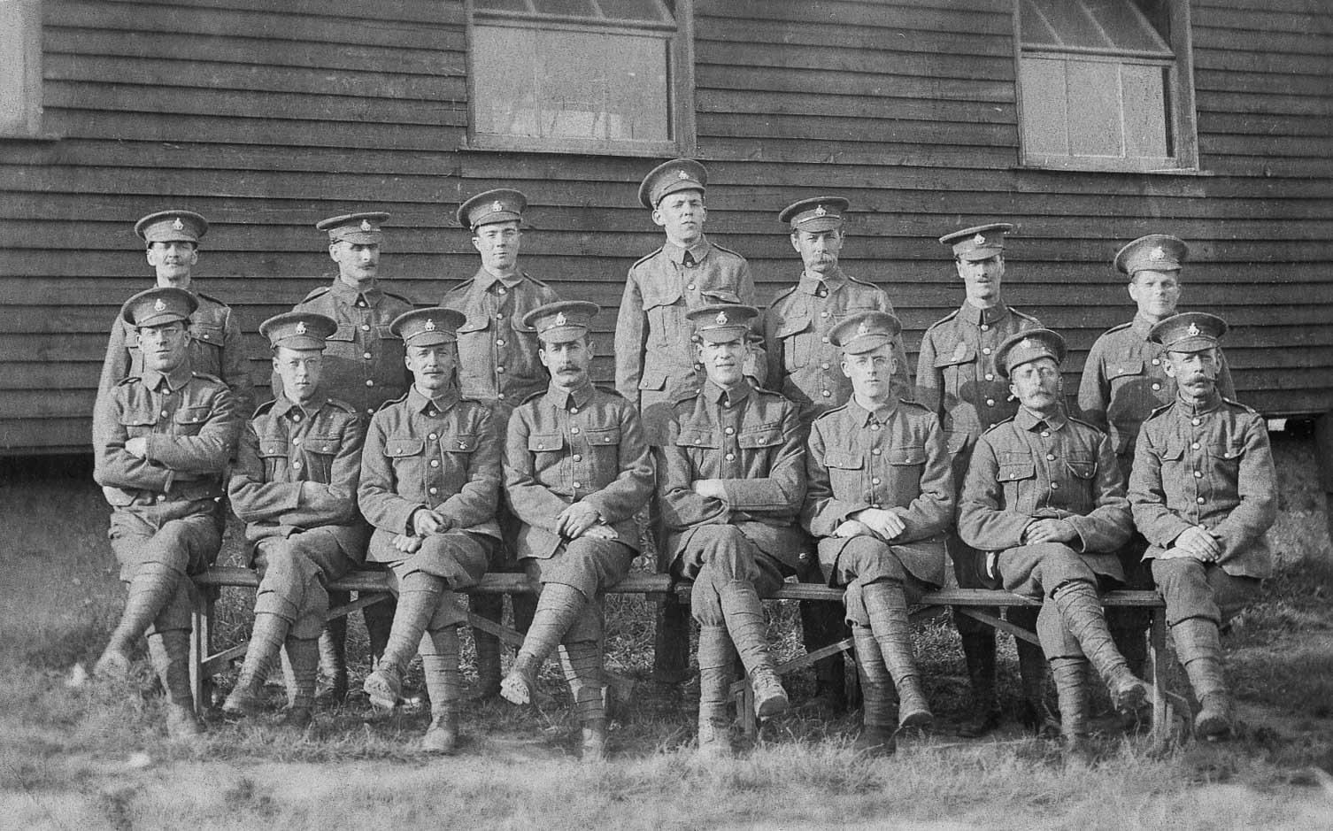 First World War Soldiers - Photo after restoration