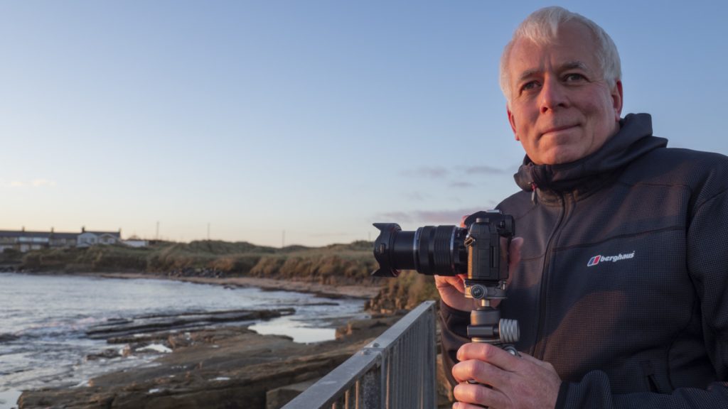 Ivor Rackham and His OM-1 Mark II camera